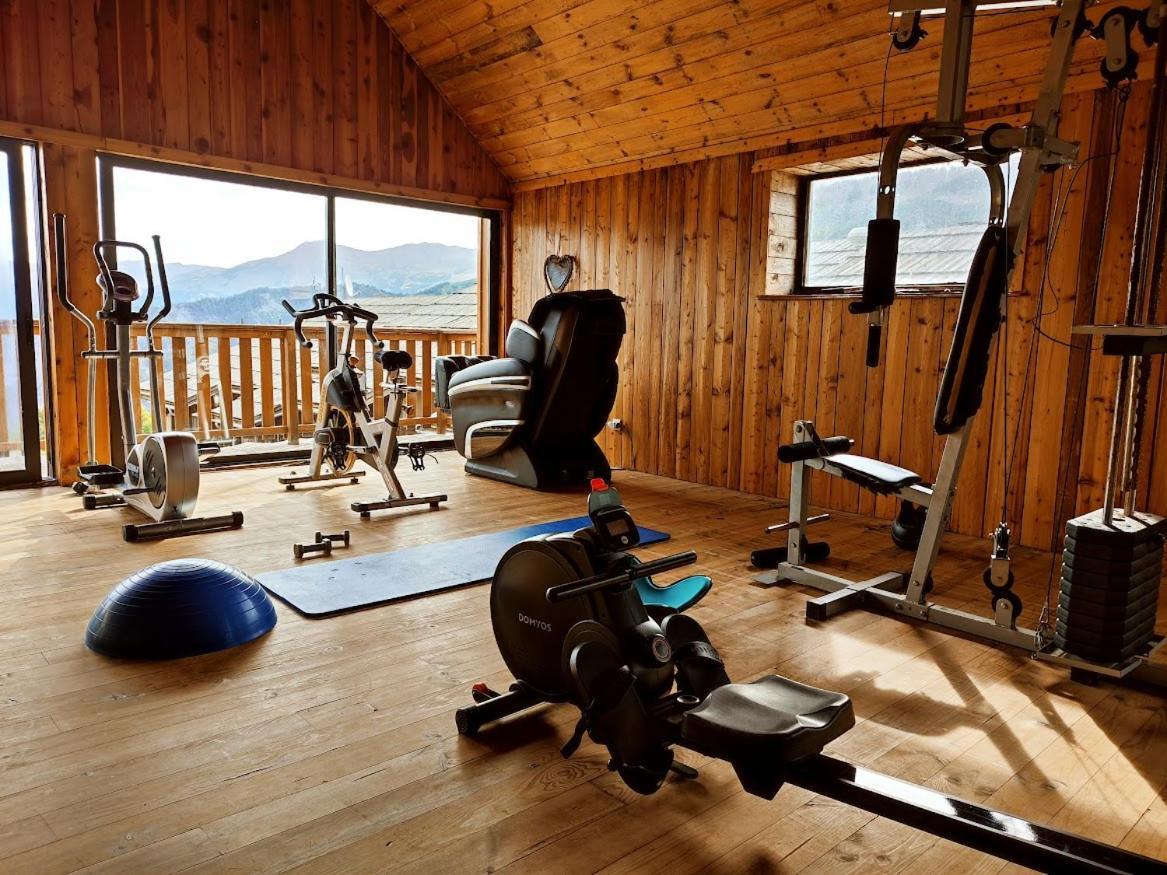 Chalet Hotel Les Blancs Pra Loup Dış mekan fotoğraf